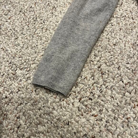 Charter Club 100% Cashmere V Neck Sweater Sz M Argyle Diamond Academia Preppy - Picture 3 of 8